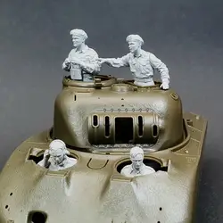 1/35 Resin Model Figure GK,NO TANK , Unassembled and unpainted kit