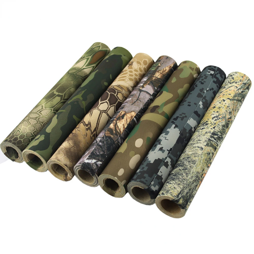 

Многофункциональная камуфляжная ткань 20 см x 150 см тактическая эластичная самоклеящаяся Камуфляжная Лента Охотничьи аксессуары