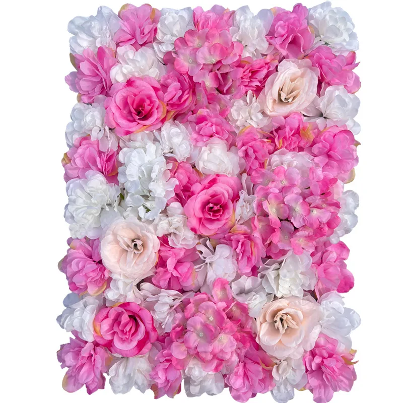 

Silk Rose Flower Wall Artificial Flower for Wedding Decoration Flower Wall BabyShow Wedding Christmas Home Party Backdrop Decor