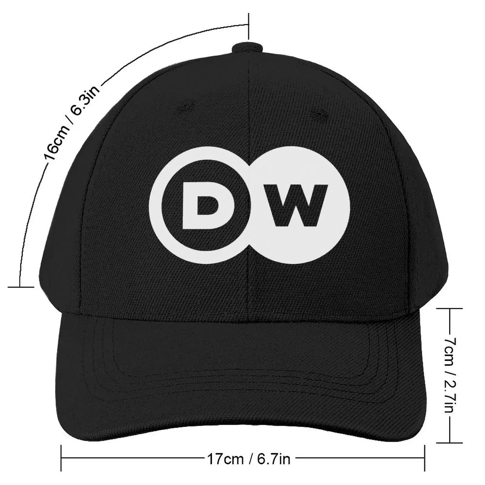 Deutsche Welle Logo Baseball Cap foam party Hat New Hat Fashion Beach Men's Hats Women's