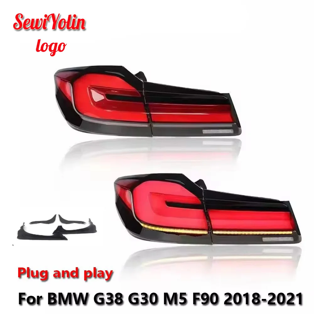 Car Accessories LED Tail Lights For BMW G38 G30 M5 F90 2017-2020 Flashing steering lamps Turning Signal Plug And Play