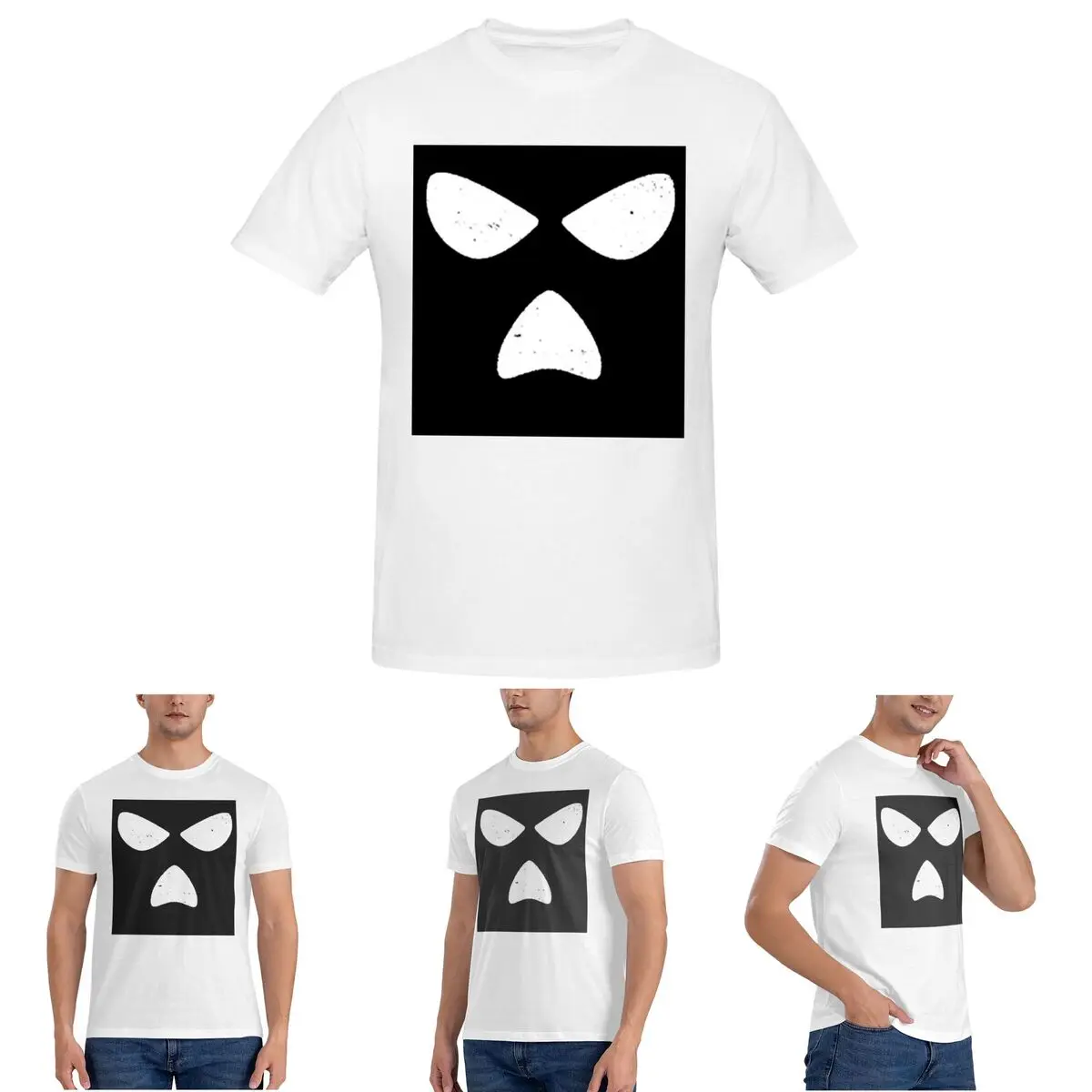 

Kneecap T-Shirt for Men Cotton Oversized T Shirts Men's Tees Short O-Neck Summer Clothes Tops S-6XL