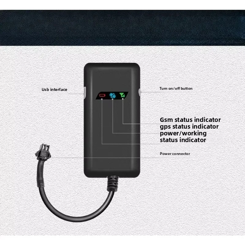 Hoc для GT02 Tk110 Мини-автомобильный трекер в реальном времени GSM GPRS GPS-локатор Локатор автомобиля Устройство слежения за местоположением Google Link Real Tim
