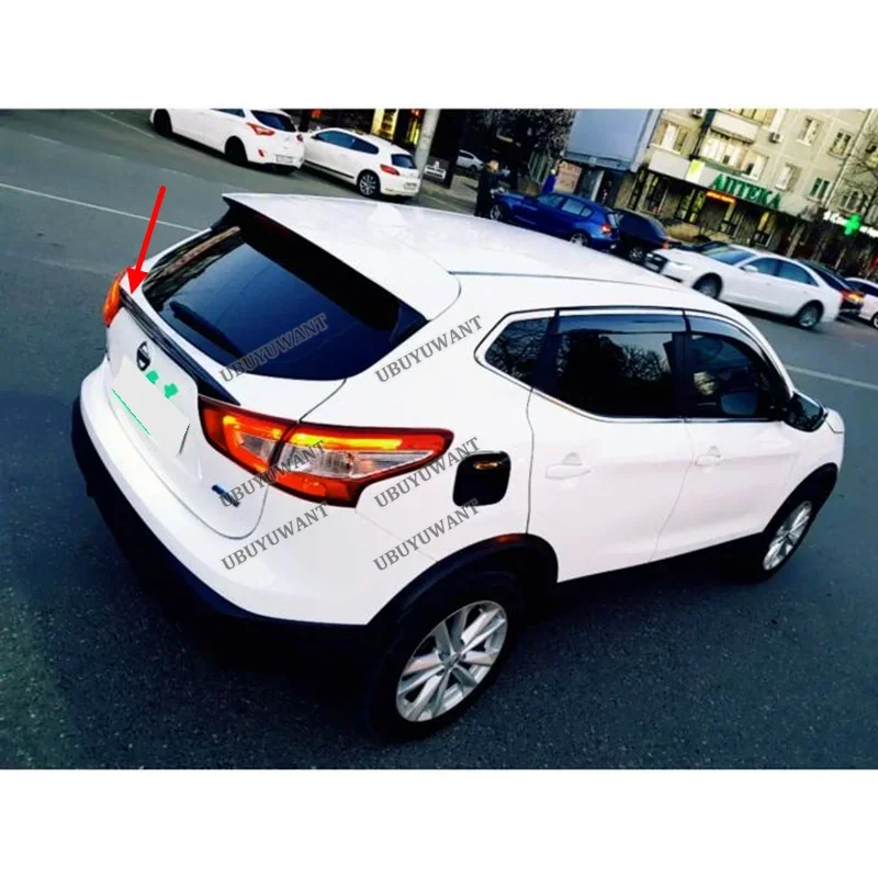 

For Nissan Qashqai ABS Rear Spoiler Tail Trunk Boot Wing Cover Car Accessories 2016 - 2021