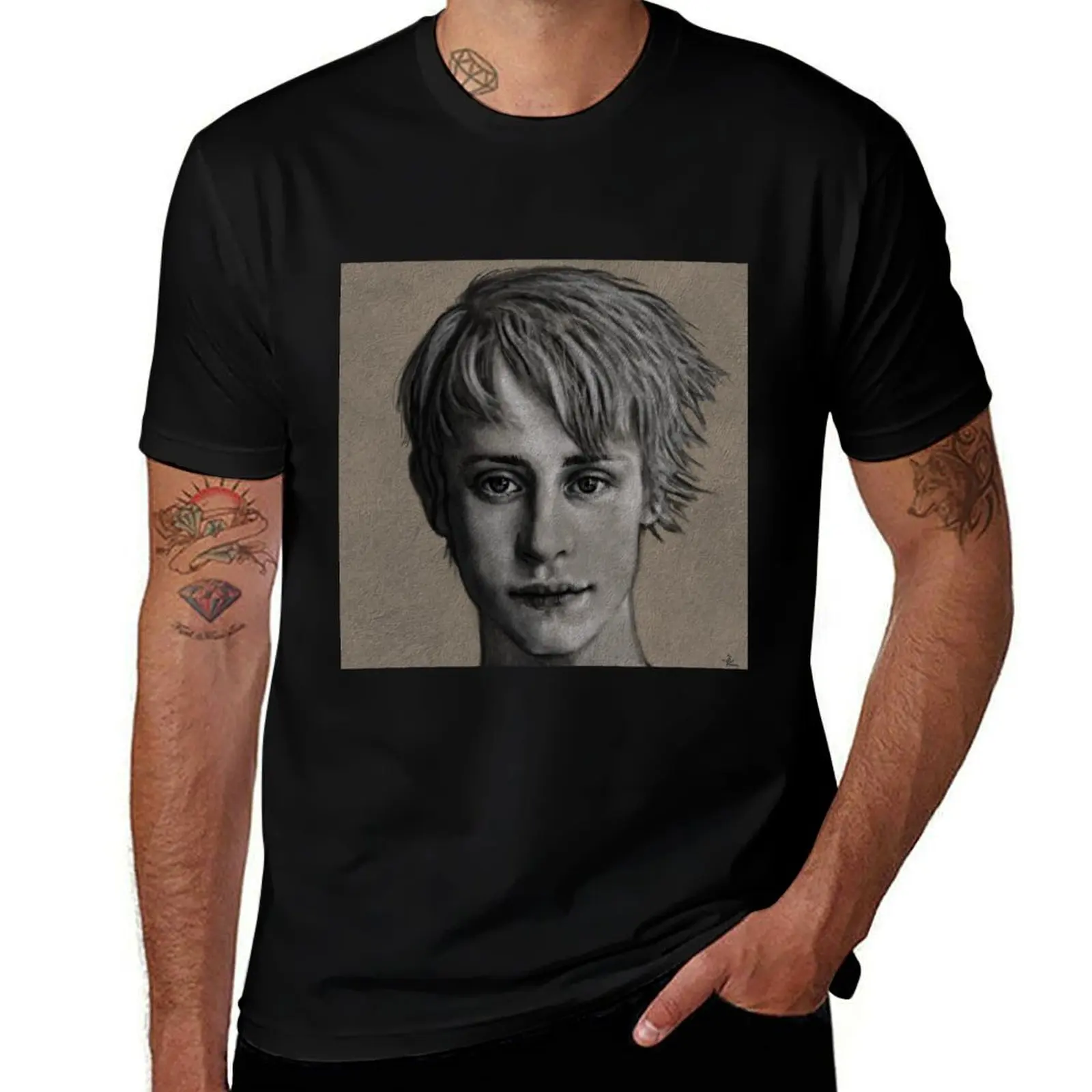 

MACAULAY CULKIN T-Shirt luxury designer oversized t shirt boys whites men clothings