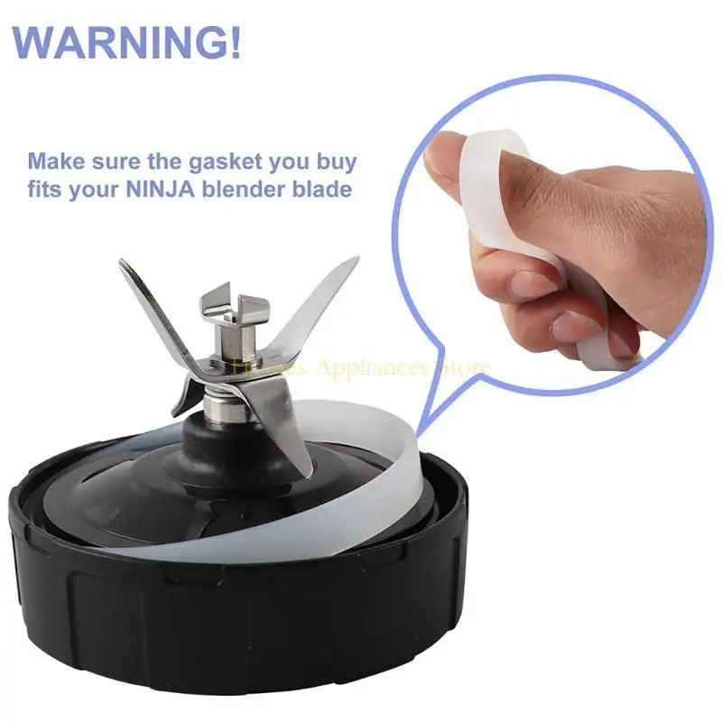 D0AB 6 ПК резиновые блендеры Защитное кольцо Утечка белая прокладка