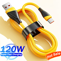 120W 6A USB C Quick Charging Cable For Xiaomi Samsung Huawei Redmi Honor USB Type C Super Fast Charing Line Data Cord 1M/1.5M/2M