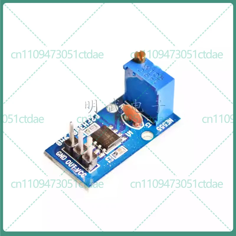 10-50pcs For NE555 Adjustable Frequency Pulse Generator Module