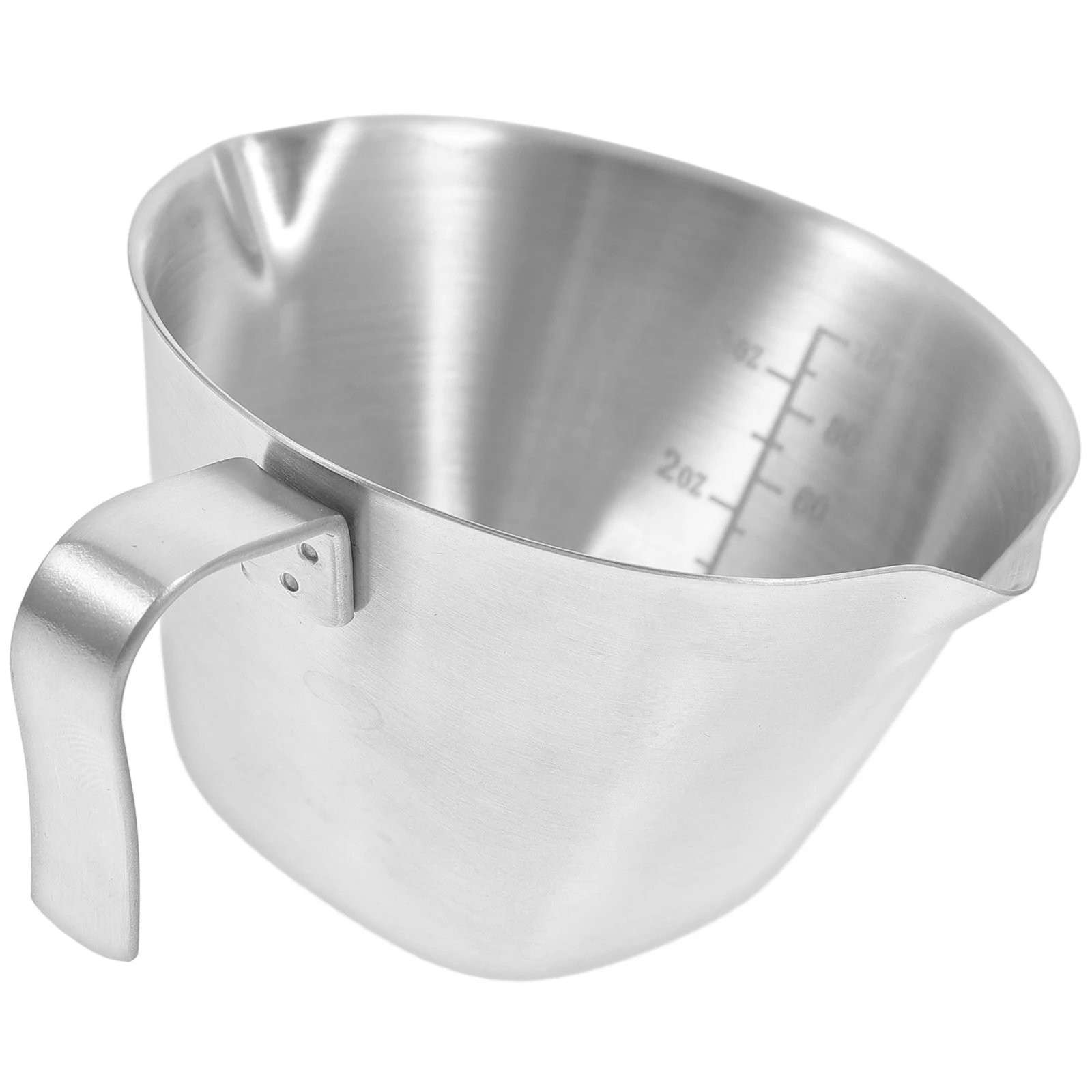 

Double Mouth Graduated Cup Stainless Steel Espresso Measuring Pouring Cups Portable Lightweight Home Office Travel Coffee Making