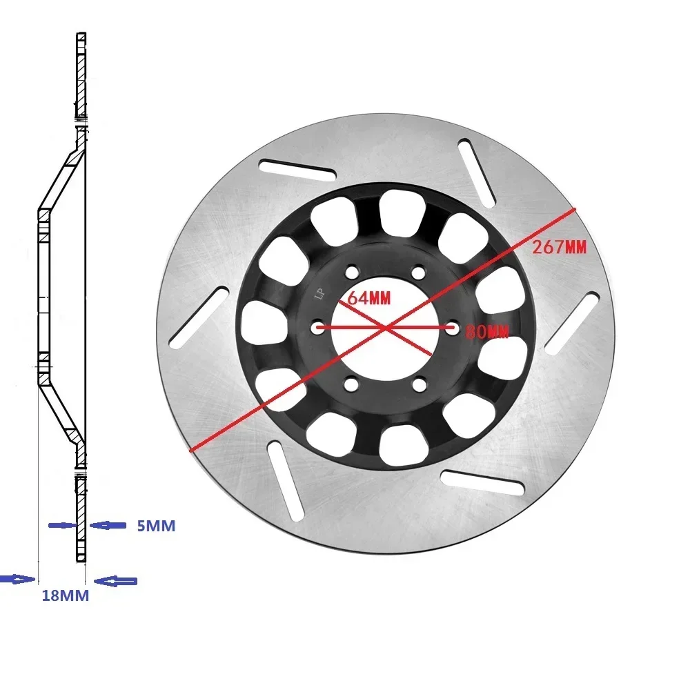 Motorrad Vorne links Bremsscheibe Rotor Für Yamaha RD250 80-86 RZ250 80-82 XS250 79-84 XV250 88-94 RD350 RZ350 XS360 77