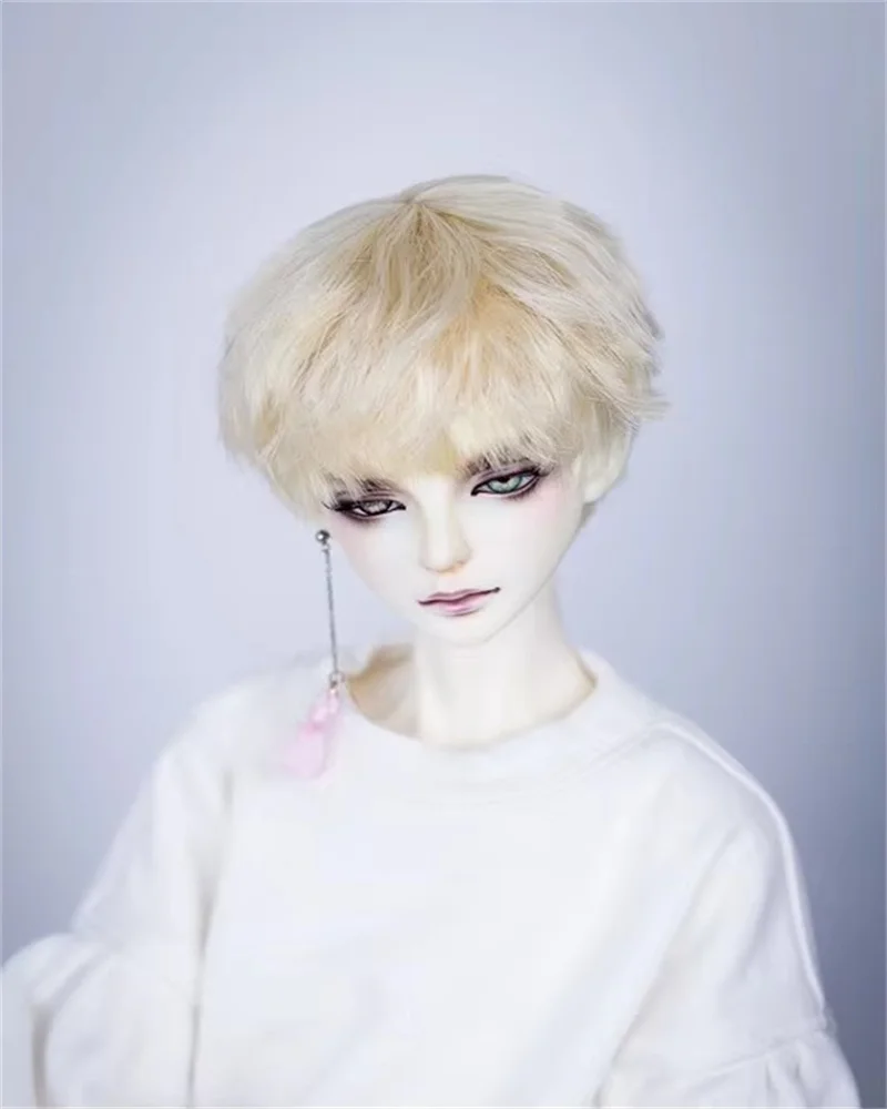 

Парики для куклы BJD подходят для небольших кукол с 1/31/4 SD свежим холодным ясенем и морозным гнездом, аксессуары для кукол, такие как зеленый чистый черный