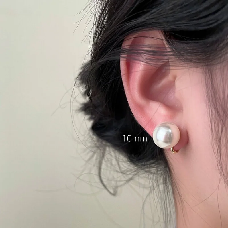 Perlen-Ohrclips ohne Piercing für Damen 2026 – Beliebte High-End-Ohrstecker aus schmerzfreier Legierung – Detail 9