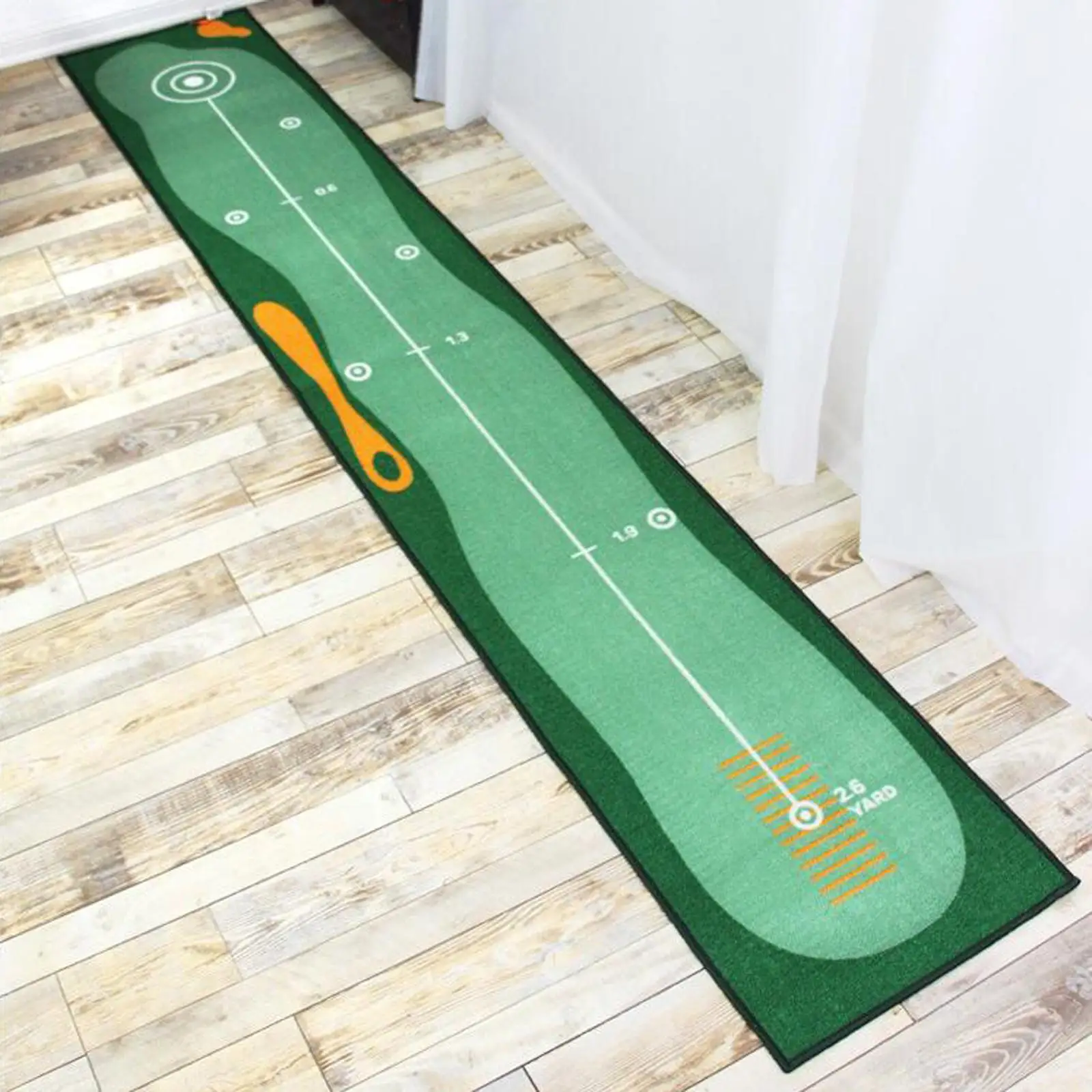 

Putting Piece Adjustable Exercises Alignment Visible Nonslip Golf Mat Putting Mat for Training Traveling Indoor Women Man