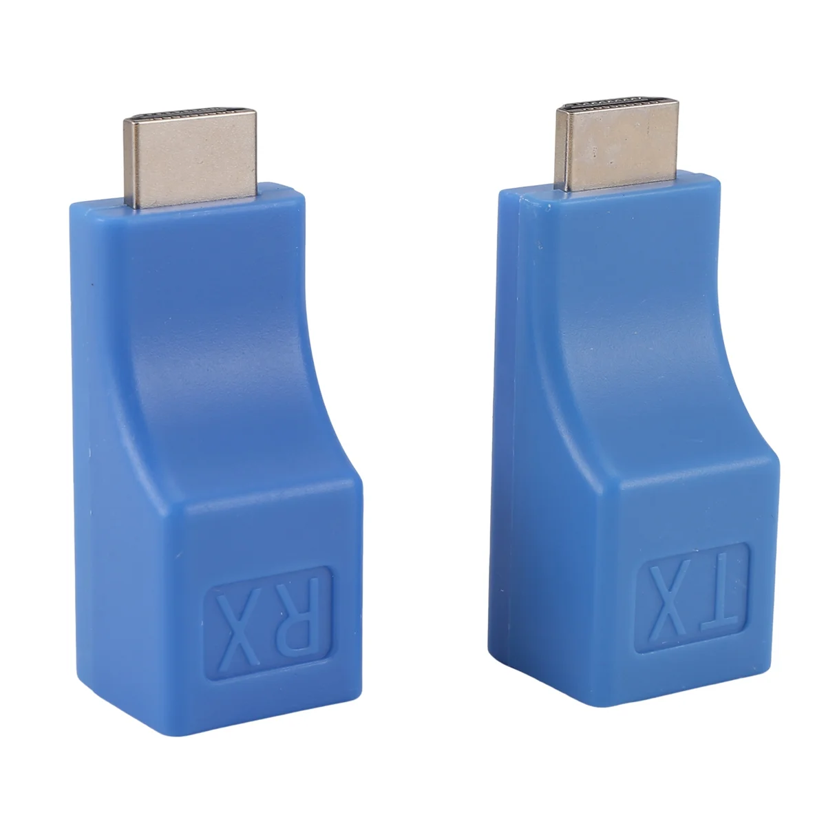 RISE 2Pack موسع HDMI، مكرر محول HDMI إلى RJ45 عبر Cat 5E / 6 1080P ما يصل إلى 30M موسع لـ HDTV PS4 STB 4K 2K