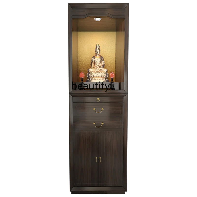 

Light Luxury Altar Buddha Niche Altar Modern God of Wealth for Altar Household cabinet furniture