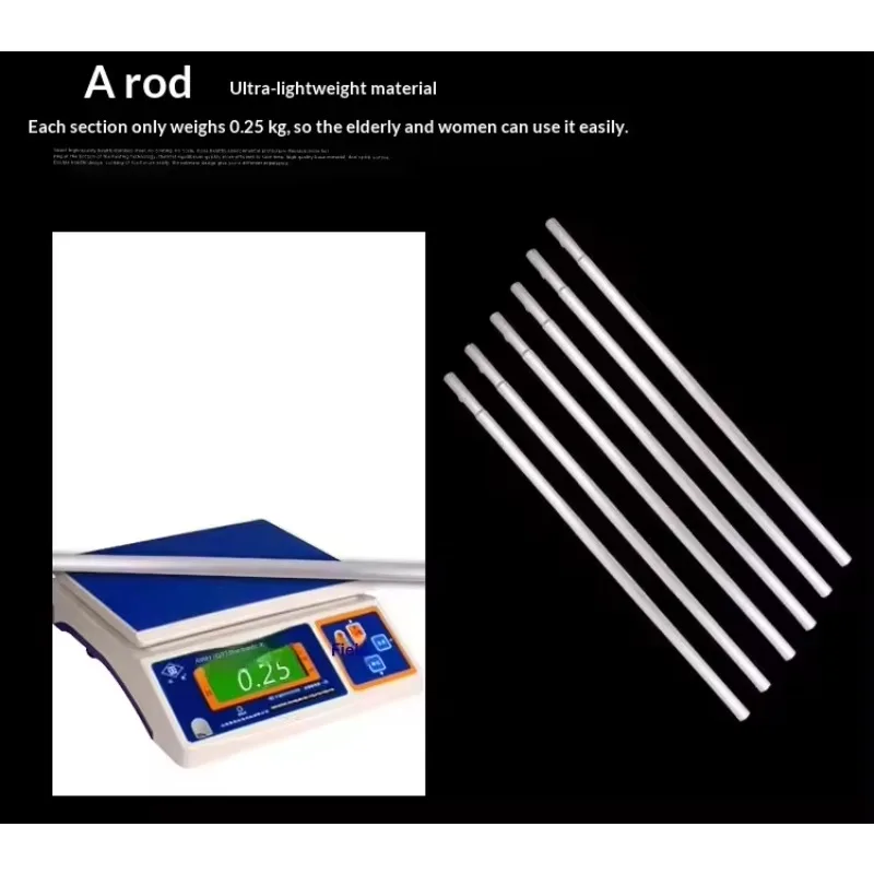 

Cleaning Telescopic Extension Universal Mop Pole,Adjustable Extendable Mop Handle/Stick for Mop/Squeegee/Broom