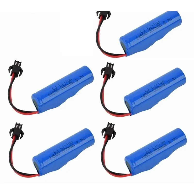 Replacement battery 3.7v 800mah lipo battery For C2 D828 RC Car Parts 14500 SM-2P For RC Stunt Dump Car Battery Toys Accessories