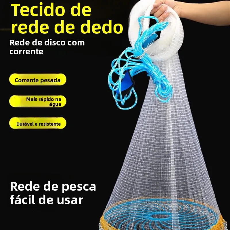 high-efficiency-hand-thrown-disk-style-fishing-net-dumbbell-type-catch-fish-easy-to-use-fishing-tool-round-disk-fishery-gear