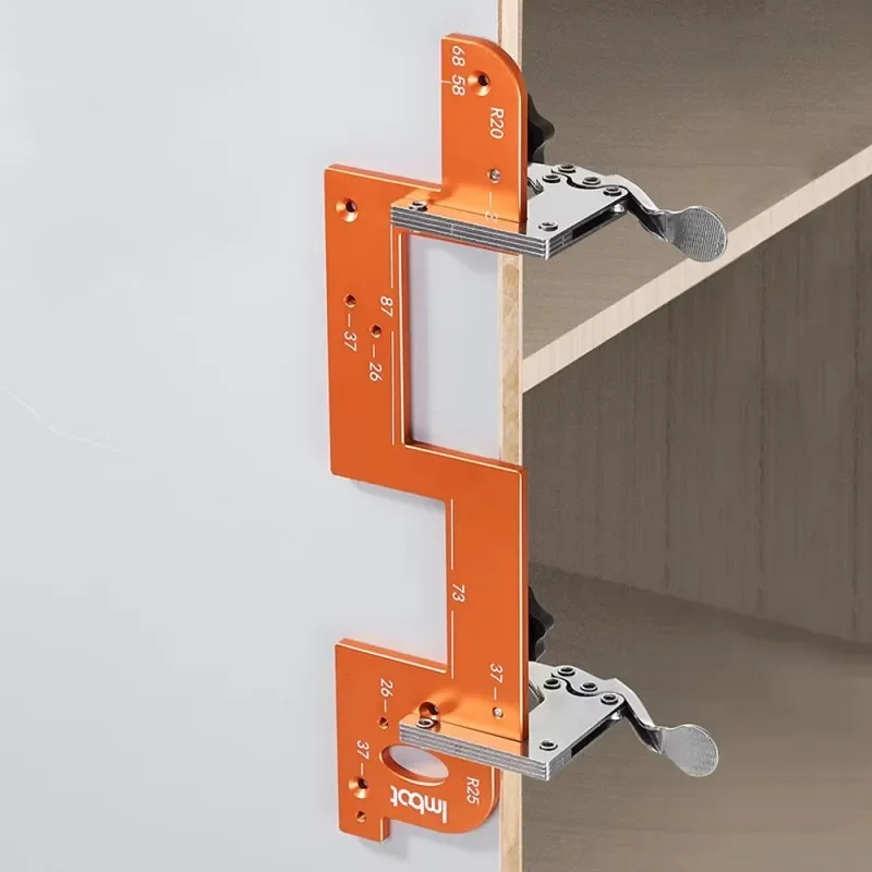 

Arc Grooving Auxiliary Tool Invisible Recessed Alloy Handle Slotted Template Cabinet Slotted Model Ruler Without Handle