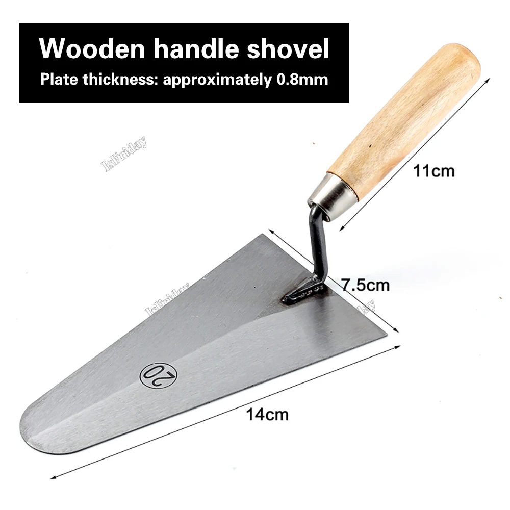 Cement Float Margin Trowel Bucket Stainless Steel Concrete Finishing Trowel Spatula Wall Plastering Hand Tool