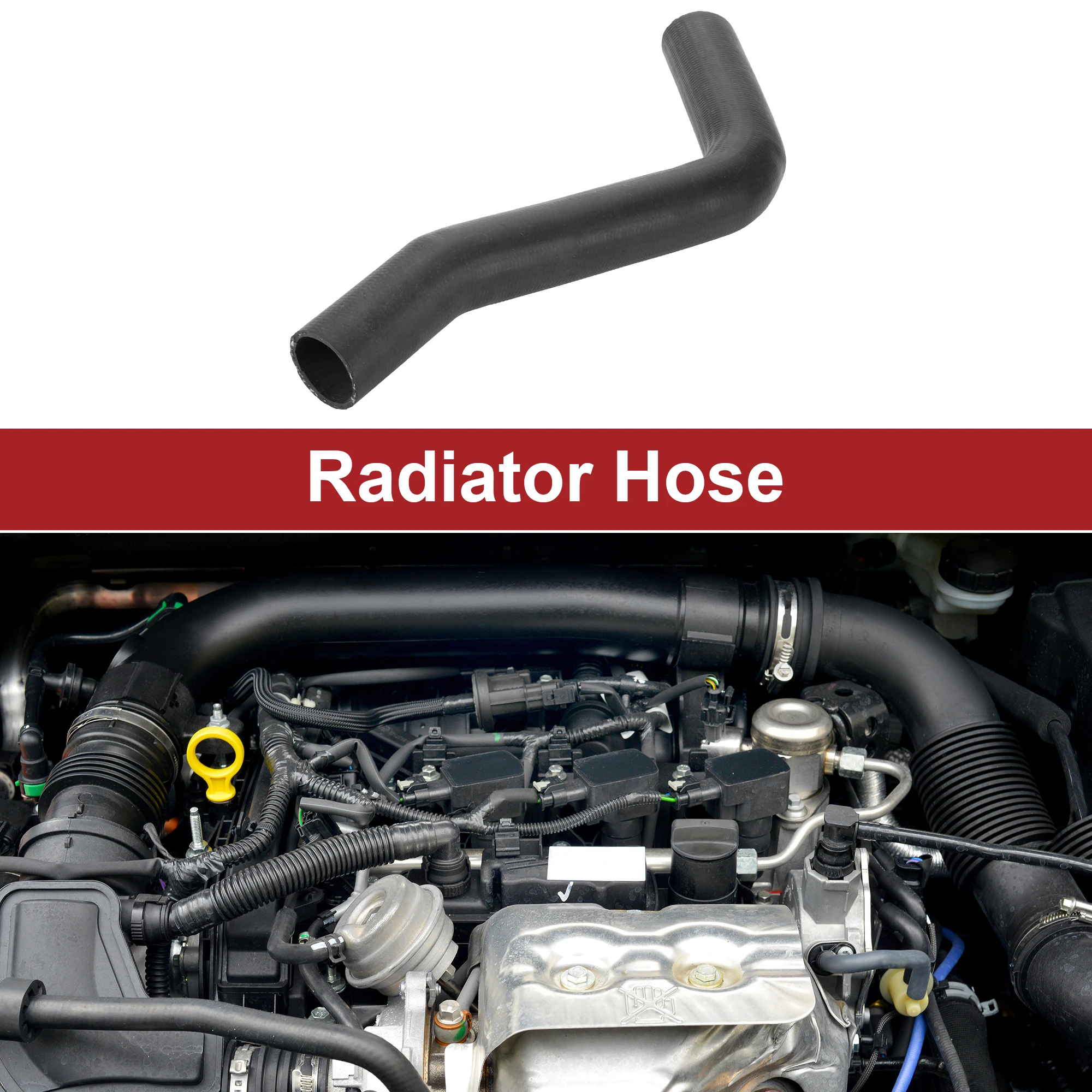 

UXCELL Radiator Hose Coolant Water Hose for Toyota Previa 2.4L 1991-1995 No.1657176030 Good Sealing