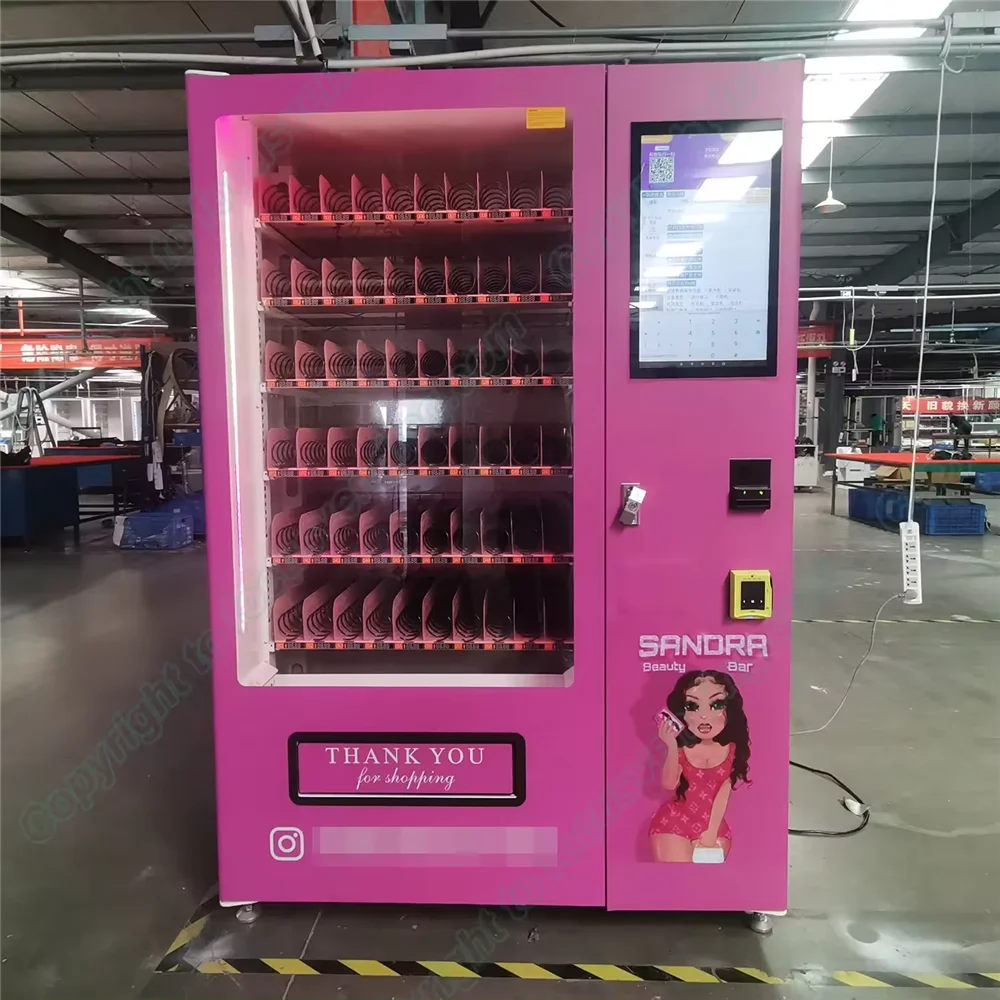 

Smart Beauty Vending Machines Eyelash Glue Cosmetic Lash Vending Machine for Hair Weave Vendors Nail Art Distributor for Europe