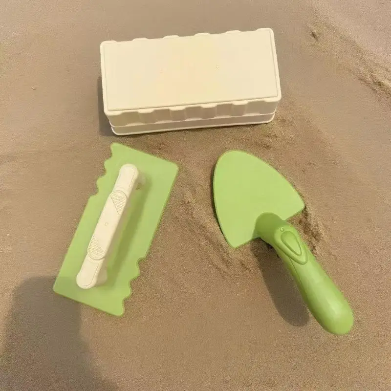 SXH 3Pcs Shovel Sandbox Castle Building Sand Brick Walls Molds Tools Children Beach Toys Outdoor Snow Play Games Kids Sands Toy