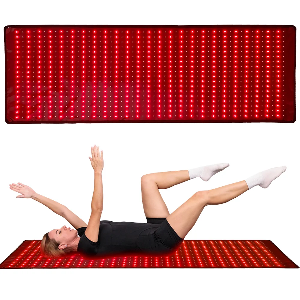 

OEM ODM Updated Near Infrared Red Light Therapy Mat Device Large Size 1540pcs LEDs Red Light Therapy Blanket Full Body