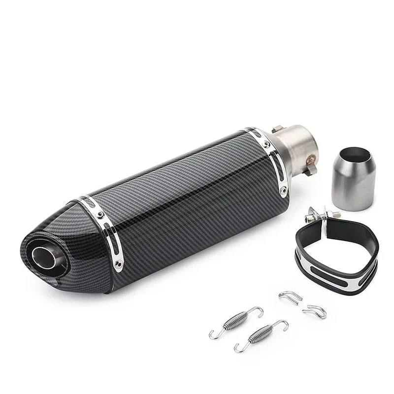 Silenciador de tubo de Escape Universal para motocicleta, 51MM, Escape de carreras Ak, Moto para Yamaha R15 Tmax 500 FZ6 CB400 Er6n Cb650 N
