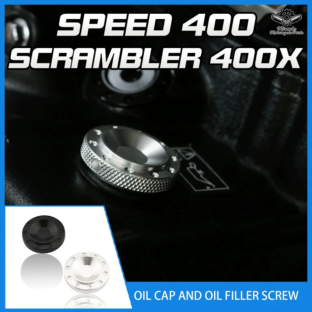 

Oil cap and oil filler screw suitable for Scrambler 400X Speed ​​400 T4