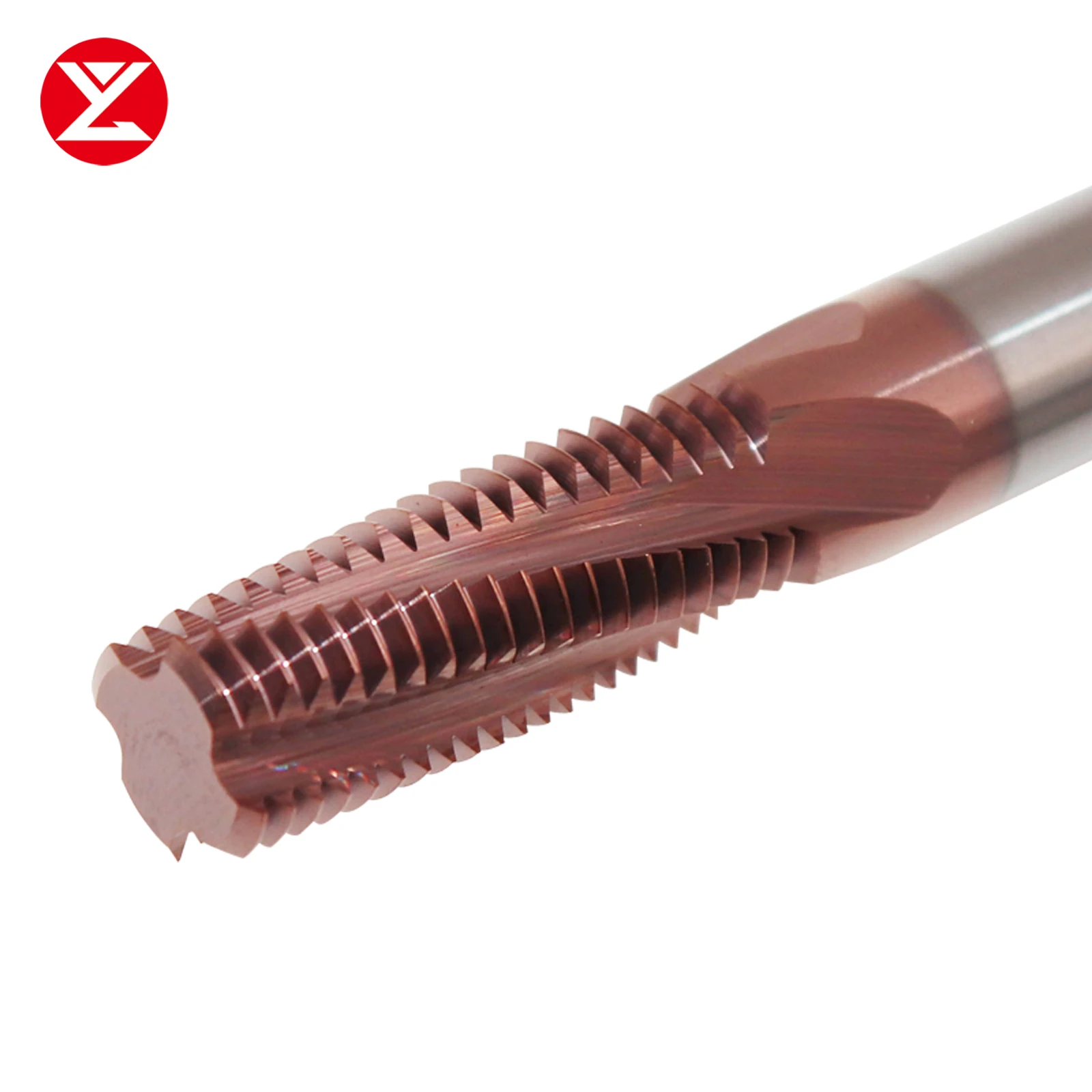 CNC Carbide British BSP G1/4-19 Cutter Full Teeth Thread Milling Cutter Tungsten Steel End Mill Machining For Aluminum Steel