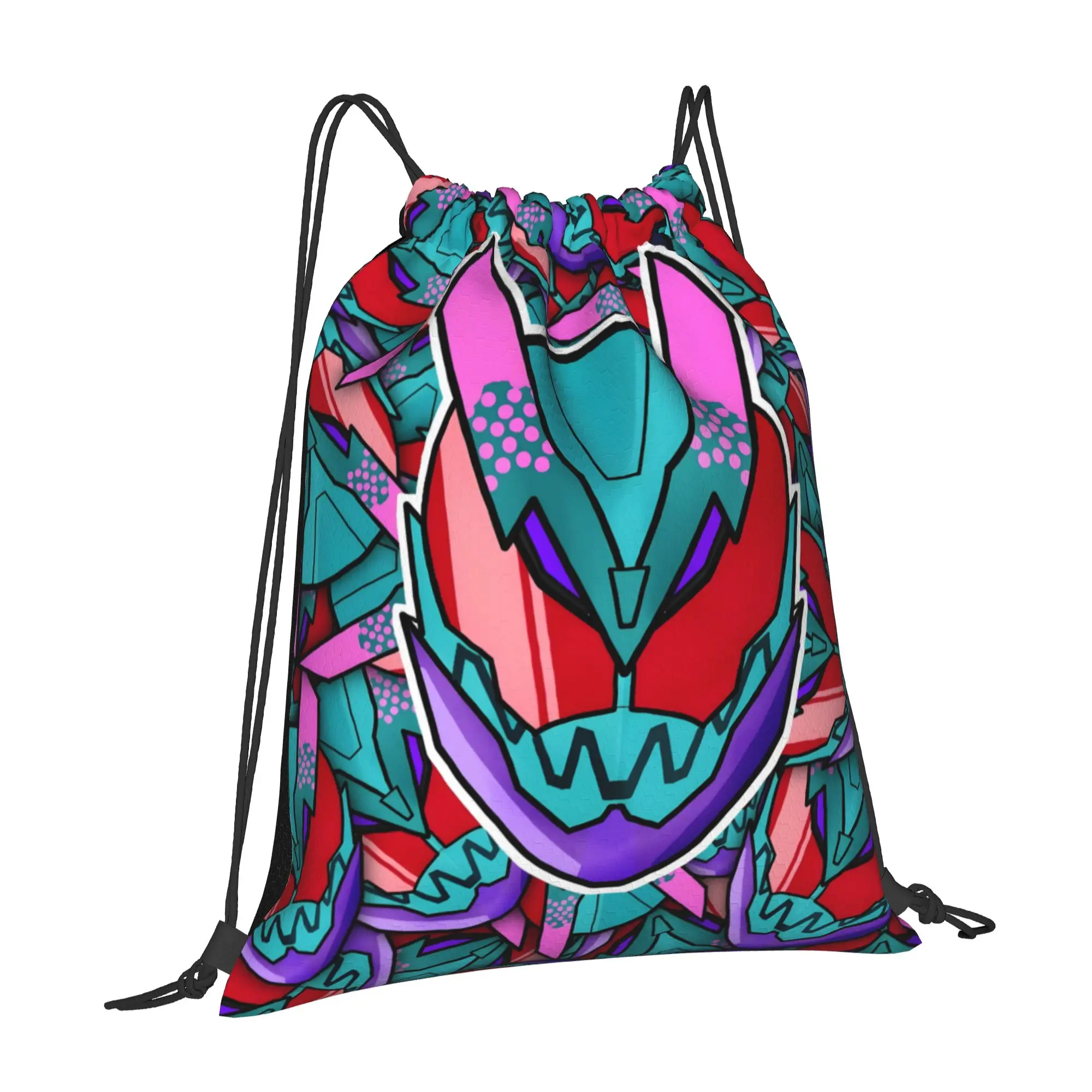 1 pc Vice Head Kamen Rider Anime Drawstring Bags Sports Unisex Storage Bag