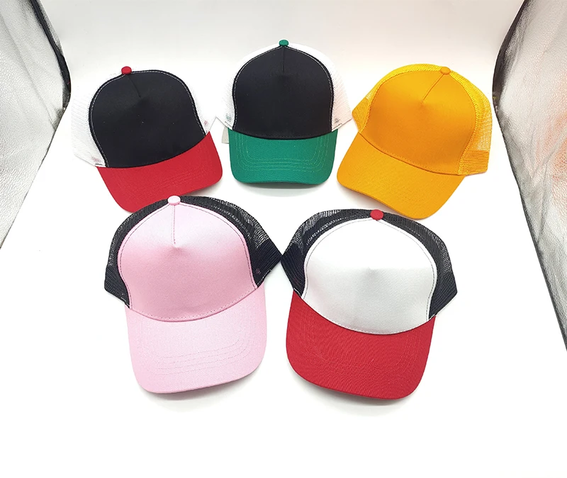 New Colored Light Plate Summer Baseball Hat Breathable Mesh Duck Tongue Hat Simple and Versatile Sunshade Hat