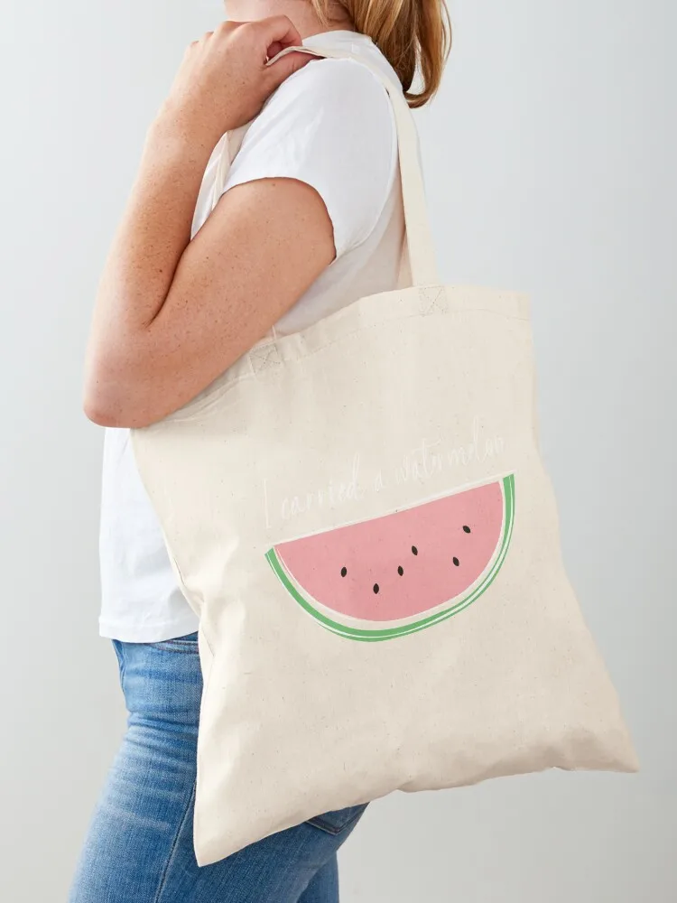 Dirty Dancing - I Carried a Watermelon (Black) Tote Bag Beach bag Women's beach bags great bag canvas tote Canvas Tote