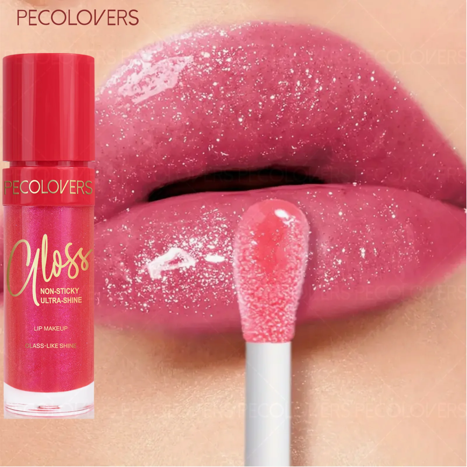 قطعة واحدة من ملمع الشفاه المرطب بزيت الشفاه، مظهر مكياج مرطب مائي، ملمع شفاه غير لزج، لجميع أنواع، العناية اليومية بالشفاه