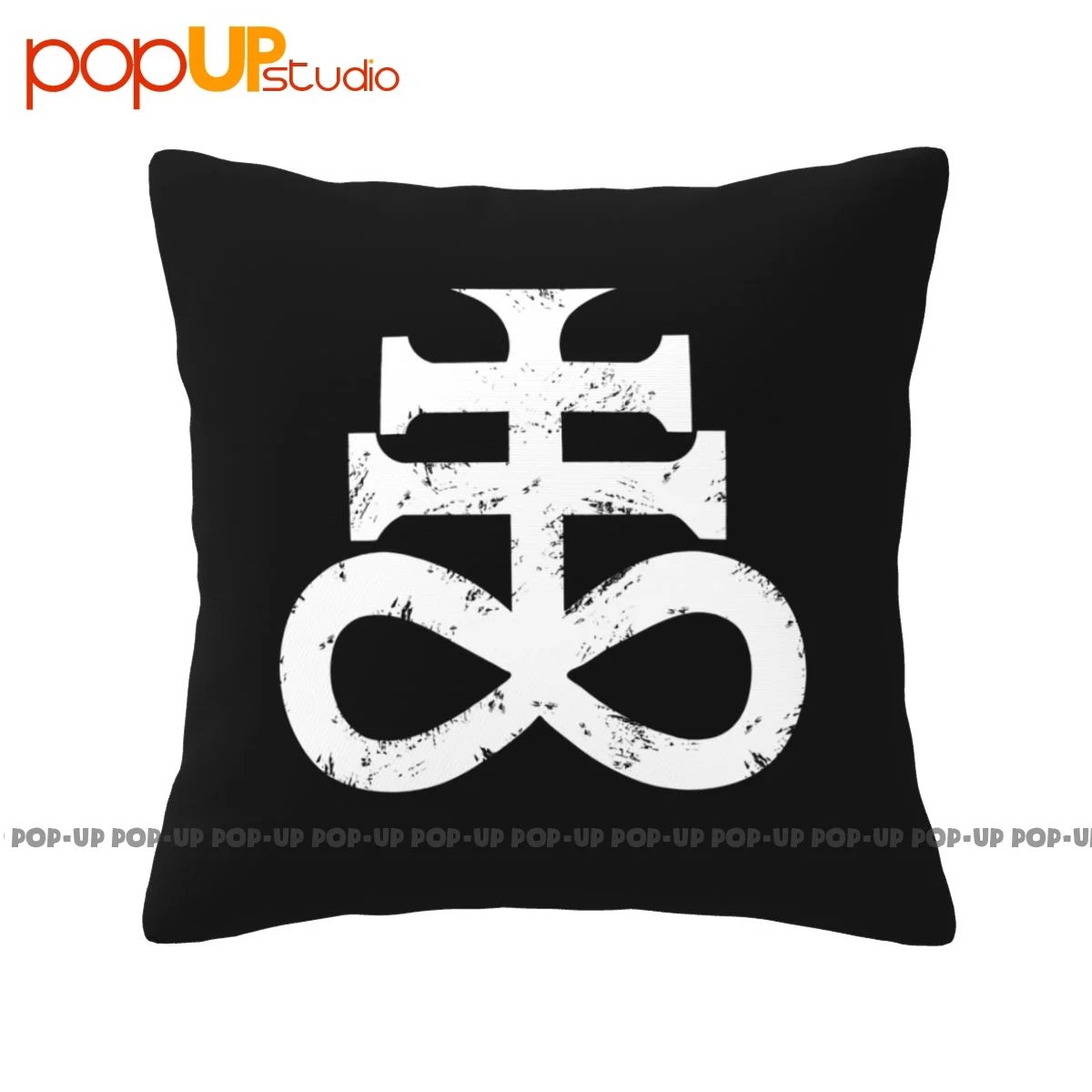 Silky Leviathan Cross Devil Demon Satanic Baphomet Pillowcase Throw Pillow Cover Bedding Super Soft High Quality