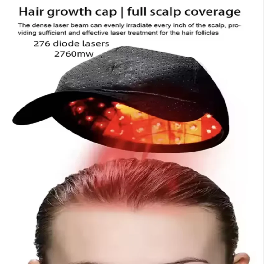 

2760 red light therapy cap laser hair cap hat for hair growth red cap hair growth products fast grow red light hat cap