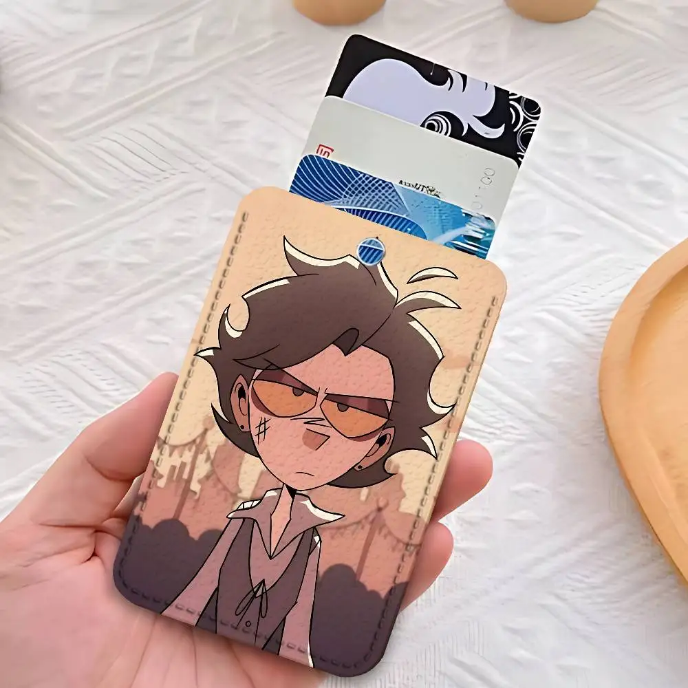 حامل مفاتيح حجري على شكل R-Ramshackles-S لبطاقات العمل والبنوك والطلاب وحافظة واقية لبطاقات الحافلات