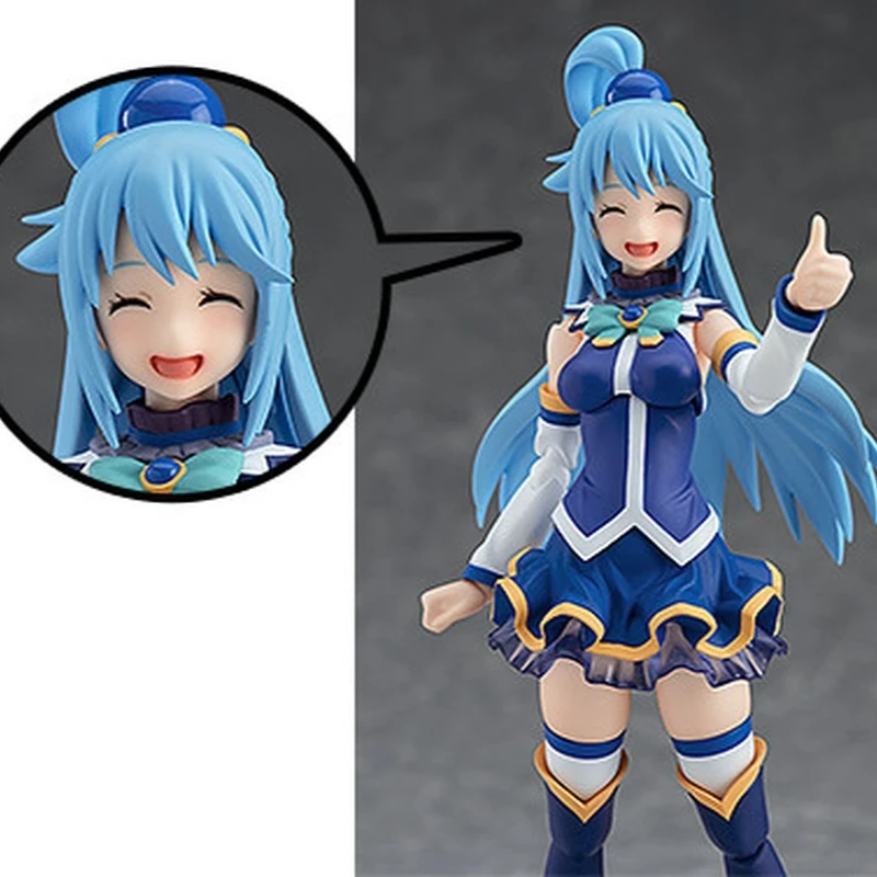 

14CM Konosuba Aqua Figam 399 Articulated Action Figure Pvc Model Kit Cute Anime Collectible Toy Doll Desktop Ornament Decor Gift