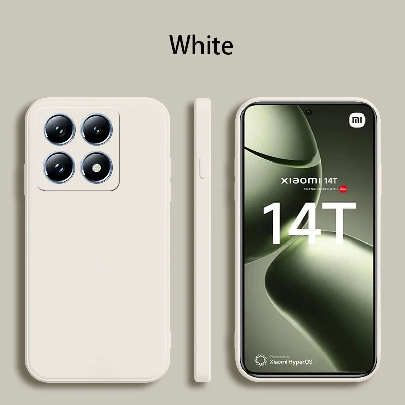 Für Xiaomi 14T Pro Fall Flüssigkeit Silikon Telefon Fall Für Xiaomi 14T 12T 11T 10T 13T Pro 14T 13 14T Pro Weiche TPU Zurück Abdeckung – Detail 1