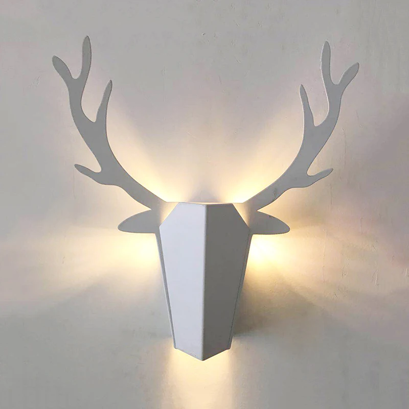 

Modern Antler Sconce Wall Light Bedroom Living Room Bedside Art Designer Decor Lighting 6pa Aisle Corridor Foyer LED Wall Lamps