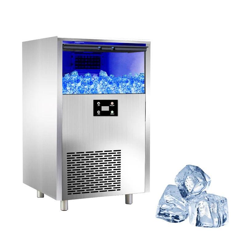 Commercial Portable Ice Maker Machine Mini Semi-Automatic Ice Maker Machine for Business