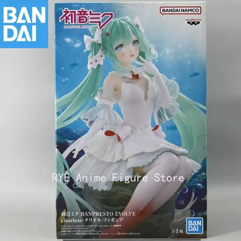 

Подлинная фигурка Bandai Namco Banpresto Hatsune Miku Banpresto Evolve Clearluxe Chione, фигурка аниме, модель, коллекционная фигурка, игрушки
