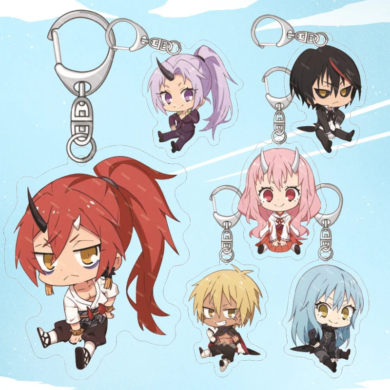 

5Cm Anime Acrylic Keychain Bag Pendant for That Time I Got Reincarnated as a Slime Acrylic Keychain Pendant Accessories Gifes