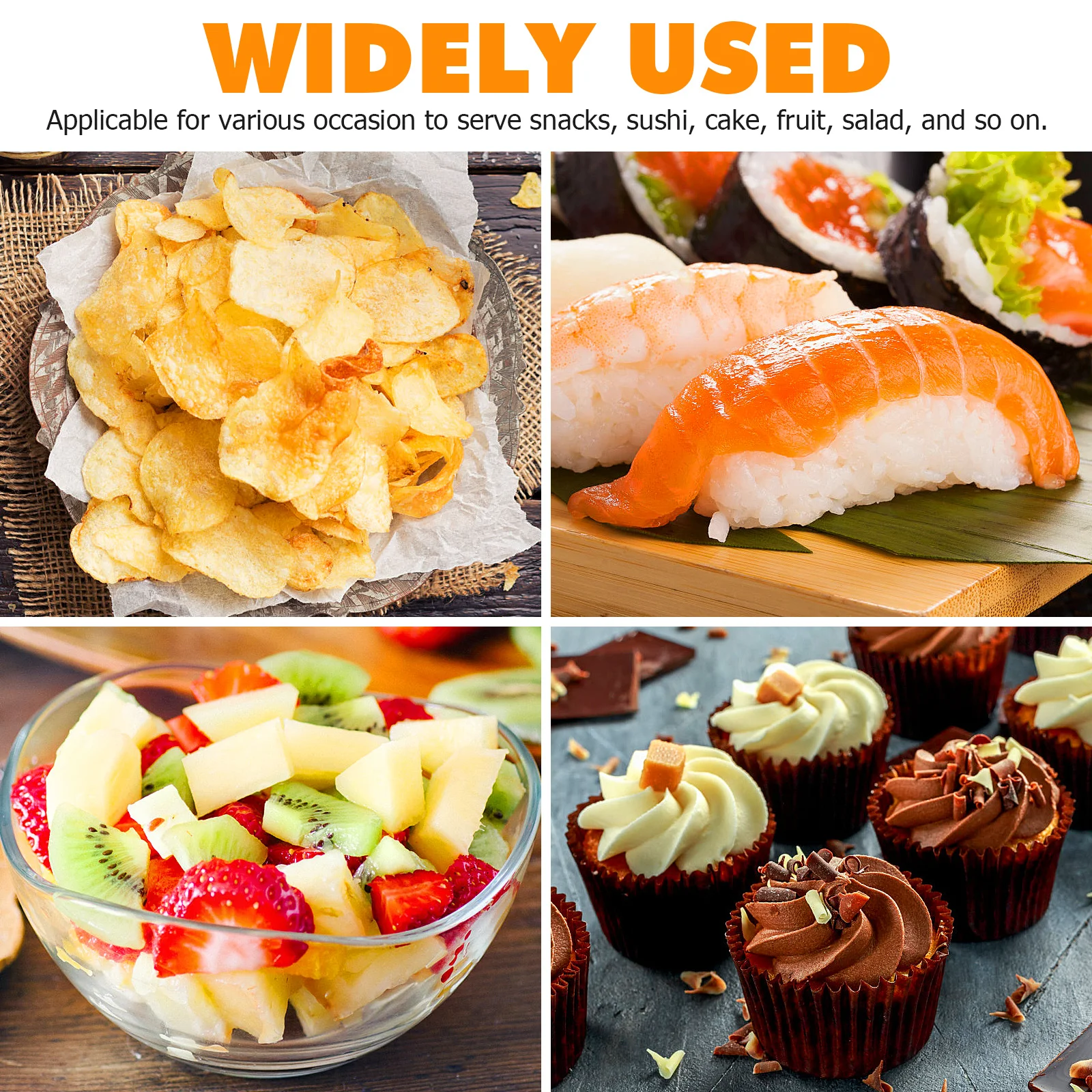 

100Pcs Sushi Box Ecofriendly Nosmell Heatpreservation Containers for Takeout Leftovers Lunches At Work Or School Black