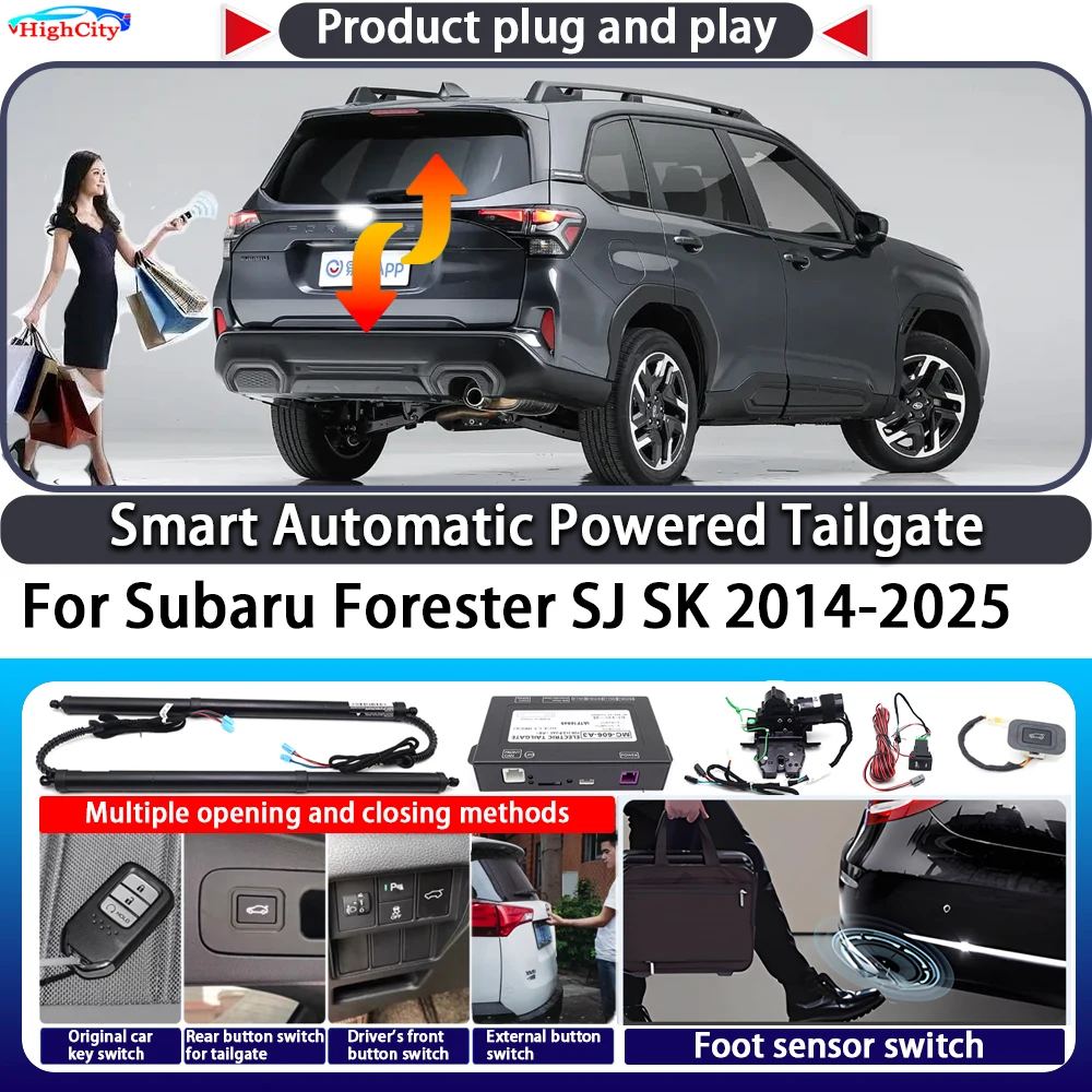

For Subaru Forester SJ SK 2014-2025 Smart Automatic Powered Tailgate Key Control Trunk Close Lift Kit Electric Power Tailgate
