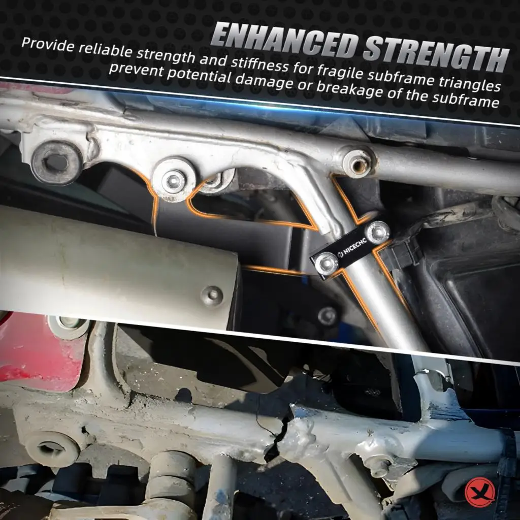 NICECNC Per Honda XR650L XR 650L 1993-2025 2024 2023 2022 2021 Sottotelaio Posteriore Kit Braccio di Supporto Telaio di Rinforzo Supporter