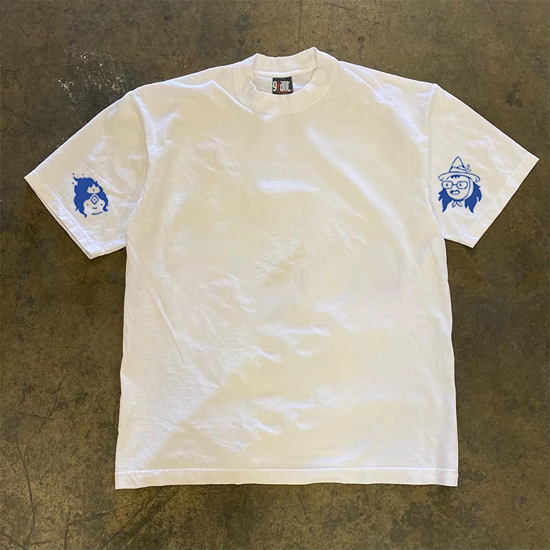 Pure Cotton 260g Heavyweight Short Sleeve T-Shirt by Xiao Chen Story Multi High Street Vintage Ameika Khaki 2025 New Style