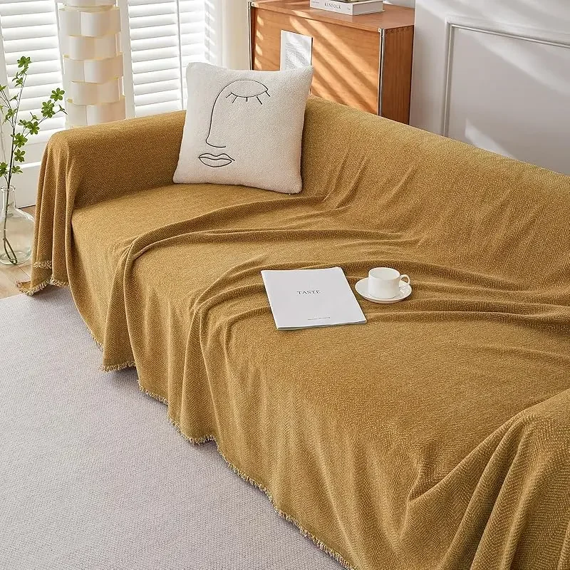 Sofa Cushion Blanket Multi Functional Couch Chair Tapestry Non-Slip Cloth Sofa Cover Decorative Dust Cover Furniture Protector