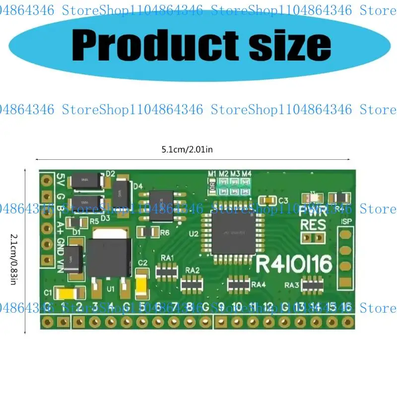 5Asd 2.54 mm Pin núcleos pines Modbus RTU Control entrada y salida Remoto Board